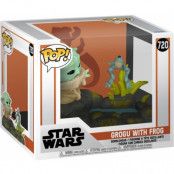 Star Wars - The Mandalorian - Grogu with Frog (POP! Deluxe) vinylfigur 720 - Funko Pop! - Funko Shop Europe