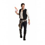 Han Solo Deluxe Maskeraddräkt Vuxen, STANDARD