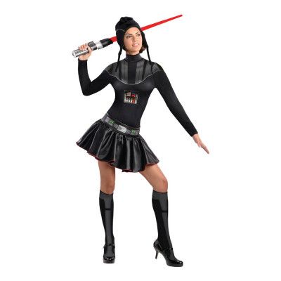 Kvinnlig Darth Vader Maskeraddräkt - Small