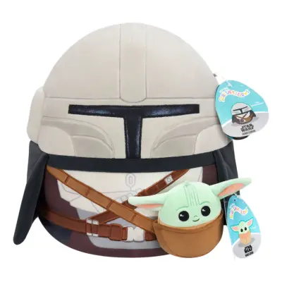 Squishmallows Star Wars Mandalorian&Grogu