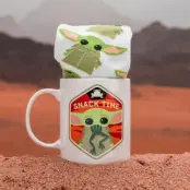 Star Wars Baby Yoda Set Med Mugg Och Strumpor