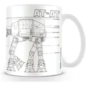 Star Wars Mugg - AT-AT Sketch - för