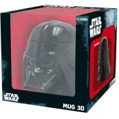 Star Wars Mugg - Darth Vader 3D-mugg - för  svart