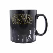 Star Wars, Värmeväxlande Mugg - Weapons XL