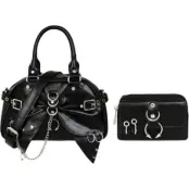 Banned Alternative - Gothic Handväska - Rebel Sugar Bag Bundle - för Dam - svart