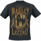 Bob Marley T-shirt - Rebel Legend - S 5XL - för Herr - svart