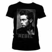 James Dean BW Rebel Girly Tee, T-Shirt