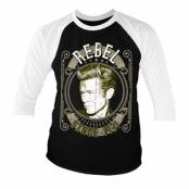 James Dean - Rebel Since 1931 Baseball 3/4 Sleeve Tee, Long Sleeve T-Shirt