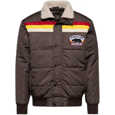 King Kerosin - Rockabilly Vinterjacka - Californian Rebel WINTER Jacket - S 3XL - för Herr - brun