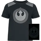 Star Wars - Disney Jersey - Rebel Logo - S XXL - för Dam - svart