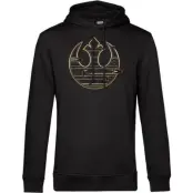 Star Wars - Disney Luvjacka - Gold Rebel Logo - M L - för Herr - svart