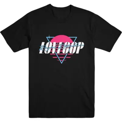 Royal Republic T-shirt - Love Cop - S 4XL - för Herr - svart