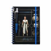 Star Wars, Anteckningsblock med penna - Rey