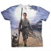 Star Wars Rey Allover T-Shirt, T-Shirt