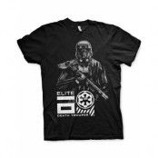 Elite Death Trooper Rouge One -  Svart Unisex Star Wars T-shirt