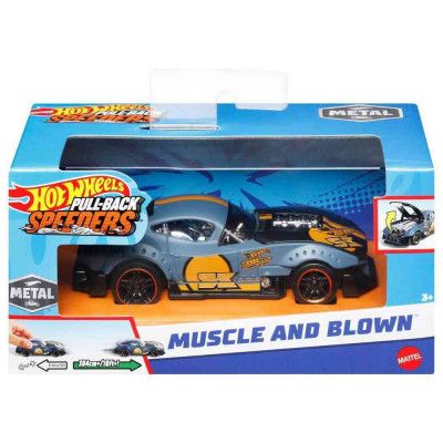 Hot Wheels Pull-Back Speeders 1:43 : Model - Muscle and Blown - Hot Wheels -  Leksaksaffären