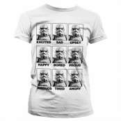 Moods Of A Stormtrooper Girly Tee, T-Shirt