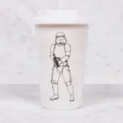 Original Stormtrooper - Anime Mugg - Keramik Tasse mit Silikondeckel - för None - vit