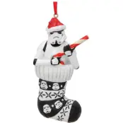 Original Stormtrooper Baubles - Nemesis Now - Original Stormtrooper in Stocking - Weihnachtsbaumanhänger - för None - flerfärgad