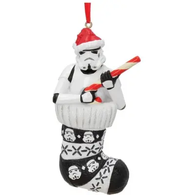Original Stormtrooper Baubles - Nemesis Now - Original Stormtrooper in Stocking - Weihnachtsbaumanhänger - för None - flerfärgad