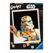 Star Wars CreArt Paint by Numbers Painting Set Stormtrooper 24 x 30 cm