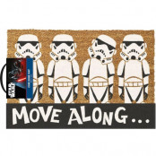 Star Wars Dörrmatta - Storm Trooper - Move Along - för  flerfärgad