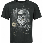 Star Wars T-shirt - Storm Trooper - S L - för Herr - svart