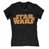 Star Wars Classic Logo Girly V-Neck Tee, Girly V-Neck T-Shirt