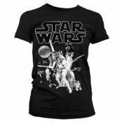 Star Wars Classic Poster Girly Tee, T-Shirt