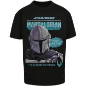 Star Wars - Disney Oversize T-shirt - The Mandalorian - Mando Legend Continues - M XXL - för Herr - svart