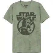 Star Wars - Disney T-shirt - Boba Fett - Profile - Logo - M XXL - för Herr - khaki