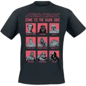 Star Wars - Disney T-shirt - Come to the dark side - M XXL - för Herr - svart