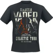 Star Wars - Disney T-shirt - DARTH VADER GALACTIC TOUR POSTER - M XXL - för Herr - svart