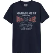 Star Wars - Disney T-shirt - Darth Vader - Management Consulting - M XXL - för Herr - marinblå