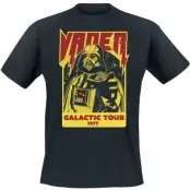 Star Wars - Disney T-shirt - Darth Vader Tour - M XXL - för Herr - svart