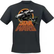 Star Wars - Disney T-shirt - Galactic Battle - S XXL - för Herr - svart