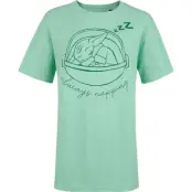 Star Wars - Disney T-shirt - Grogu Always Napping - Oversize - S XXL - för Dam - ljusgrön