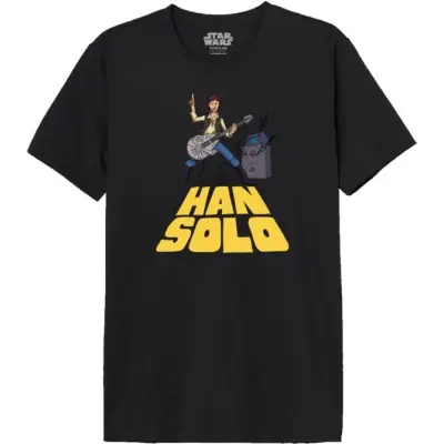 Star Wars - Disney T-shirt - Han Solo Band - M XXL - för Herr - svart