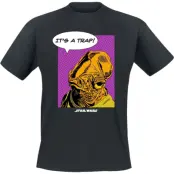 Star Wars - Disney T-shirt - It's a Trap - M XXL - för Herr - svart