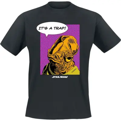 Star Wars - Disney T-shirt - It's a Trap - M XXL - för Herr - svart
