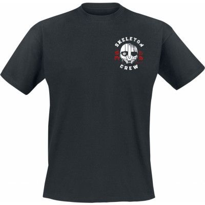 Star Wars - Disney T-shirt - Skeleton Crew - Skeleton Skull - tryck på fram och baksida - M XL - för Herr - svart