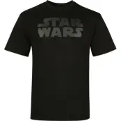 Star Wars - Disney T-shirt - Star Wars - Logo - S XXL - för Herr - svart