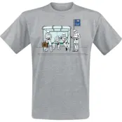 Star Wars - Disney T-shirt - Stormtrooper Bus Stop - M XXL - för Herr - gråmelerad