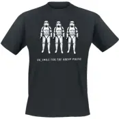 Star Wars - Disney T-shirt - Stormtrooper Ok Smile - M XXL - för Herr - svart