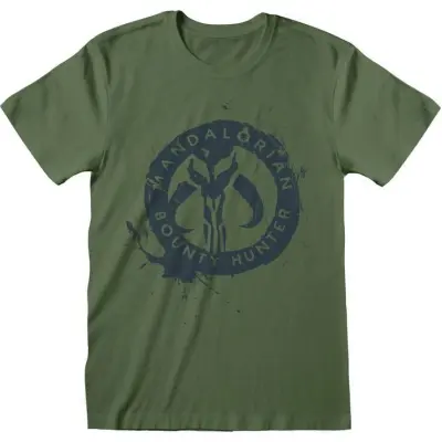 Star Wars - Disney T-shirt - The Mandalorian: Bounty Hunter - S XXL - för Herr - grön