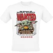 Star Wars - Disney T-shirt - The Mandalorian - Grogu - Wanted On Behalf Of Imperial Interests - M XXL - för Herr - vit