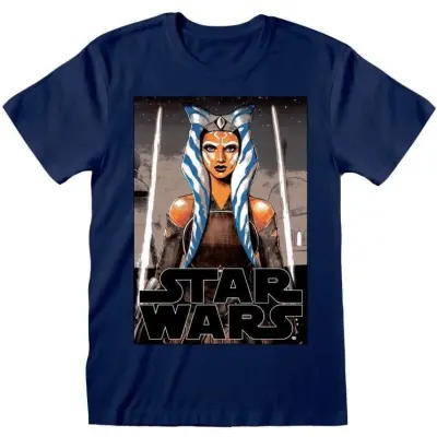 Star Wars - Disney T-shirt - White Blades - L - för Dam - blå