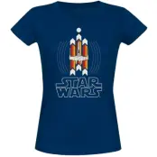 Star Wars - Disney T-shirt - X-Wing Vibes - S XXL - för Dam - blå