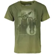 Star Wars - Disney T-shirt - Yoda - May The Force Be With You - S 3XL - för Herr - grön