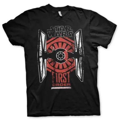 Star Wars First Order Distressed T-shirt M